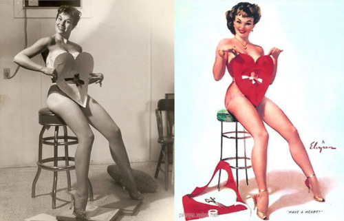 Pinup Photos and Paintings